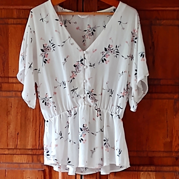 Sienna Sky Tops - Sienna Sky Peplum Floral Top